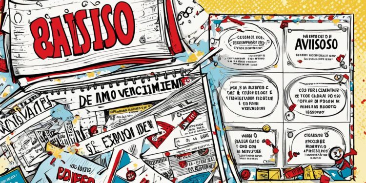 Aviso de vencimiento