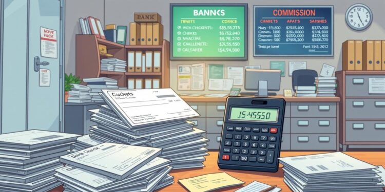 Comisión de emisión de cheques bancarios