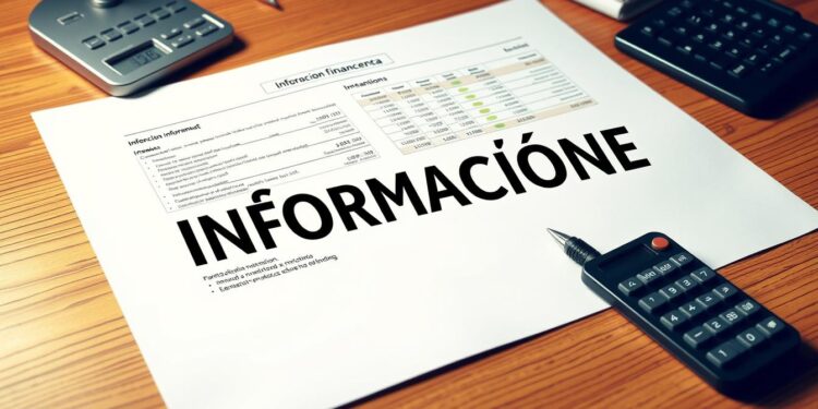 Información financiera