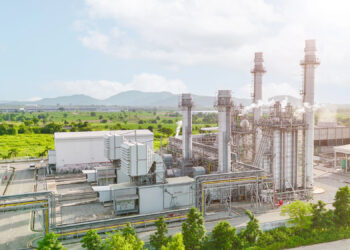 Planta industrial verde