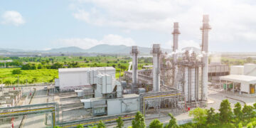 Planta industrial verde
